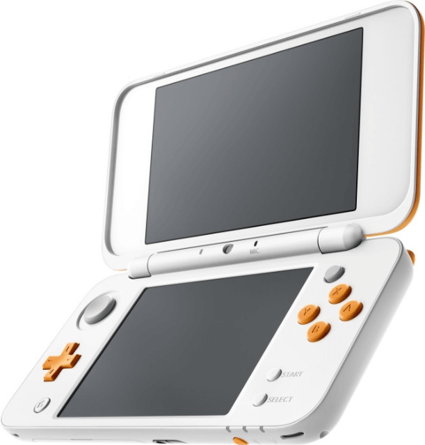 New Nintendo 2DS XL White + Orange box art for Nintendo 3DS